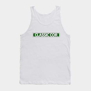 Classic Cor Street Sign Tank Top